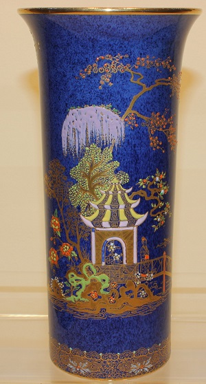 Carlton Ware Mikado Cylinder Vase